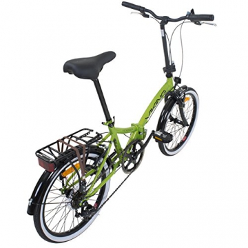 20 Zoll Klapprad Viking Metropolis Fahrrad Faltrad Campingrad, Farbe:Grün - 3