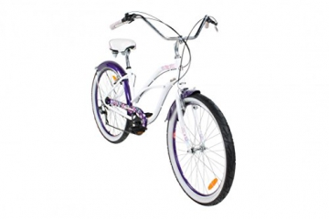 26 Zoll Beachcruiser Galano Malibu 3 Farben, Farbe:Weiss - 2