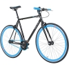 700C 28 Zoll Fixie Singlespeed Bike Galano Blade 5 Farben zur Auswahl, Rahmengrösse:56 cm, Farbe:Schwarz / Blau - 1