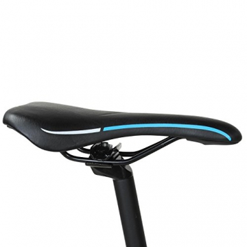 700C 28 Zoll Fixie Singlespeed Bike Galano Blade 5 Farben zur Auswahl, Rahmengrösse:56 cm, Farbe:Schwarz / Blau - 4