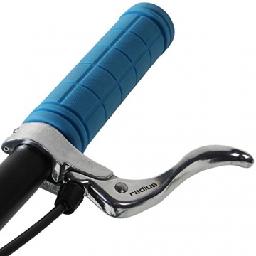 700C 28 Zoll Fixie Singlespeed Bike Galano Blade 5 Farben zur Auswahl, Rahmengrösse:56 cm, Farbe:Schwarz / Blau - 6