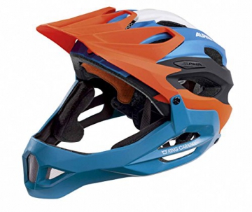 Alpina Radhelm King Carapax, Orange-Blue, Gr. 57-62 - 1