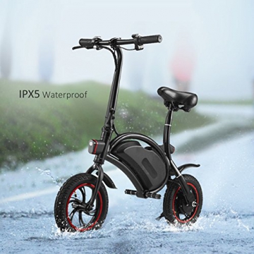 Befied Faltende Elektrofahrrad Wasserdicht Klapprad E-Faltrad App Kontrollierbar E-Bike 30km/h Bluetooth GPS Hinterradbremse Spannung: 350W 36V - 3