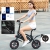 Befied Faltende Elektrofahrrad Wasserdicht Klapprad E-Faltrad App Kontrollierbar E-Bike 30km/h Bluetooth GPS Hinterradbremse Spannung: 350W 36V - 4