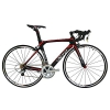 BEIOU® 2016 700C Rennrad Shimano 105 Bike 5800 11S Rennrad T800-M40 Carbon Aero-Rahmen Ultra-light 18.3lbs CB013A-2 (Matte Black&Red, 540mm) - 1