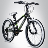 Bergsteiger Kansas 24 Zoll Kinderfahrrad, geeignet für 8, 9, 10, 11 Jahre, Shimano 6 Gang-Schaltung, Mountainbike mit Weißwandbereifung, Jungen-Fahrrad, Mädchen-Fahrrad - 1