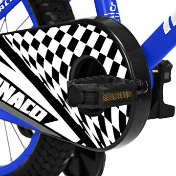 Bergsteiger Monaco 16 Zoll Kinderfahrrad, geeignet für 4, 5, 6 Jahre, BMX, Stützräder, Rücktrittbremse, Trinkflasche, Kettenschutz - 6