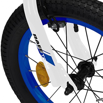 Bergsteiger Monaco 16 Zoll Kinderfahrrad, geeignet für 4, 5, 6 Jahre, BMX, Stützräder, Rücktrittbremse, Trinkflasche, Kettenschutz - 8