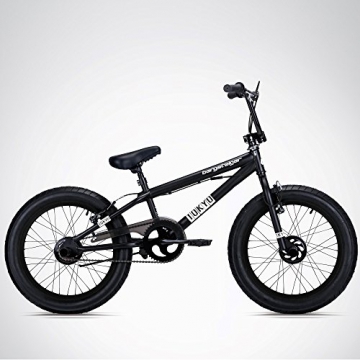 Bergsteiger Tokyo 20 Zoll BMX, Fatbike, 360° Rotor-System, Freestyle, 4 Stahl Pegs, Kettenschutz, Freilauf - 3