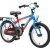 BIKESTAR Premium Sicherheits Kinderfahrrad 16 Zoll für Jungen und Mädchen ab 4 - 5 Jahre ★ 16er Kinderrad Modern ★ Fahrrad für Kinder Blau & Rot - 1
