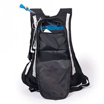 BTR Trinkrucksack CK (8L) mit doppelwandiger Trinkblase (2L), Trinksystem, Trinkbeutel - Ideal zum Wandern, Klettern, Fahrradfahren, Fahrradrucksack, sowie Laufsport oder Camping - 6