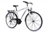 CHRISSON 28 Zoll Trekkingfahrrad Herren - Intouri Gent Weiss - Herren-Citybike mit 24 Gang Shimano Acera Kettenschaltung, Herren Trekkingrad mit Suntour Federgabel bequemtes Tourenfahrrad für Männer - 1