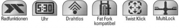 CicloSport 10103300 CM 4.1 drahtloser Fahrradcomputer, silber - 2