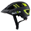 ➤ Skullcap® Fahrradhelm ♦ MTB Helm ♦ Mountainbike Helm ♦ Herren & Damen ♦ Schwarz/Neon-Grün matt ✚ Visier/Helmschild, Größe M (55 - 58 cm) - 1