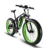 extrbici xf800 1000 W 48 V 13 Ah E-Bike 26 'Aluminium Legierung Rahmen Fat Bike, Cruiser 7 Geschwindigkeiten Shimano Shift System bis 31 MPH eBike 5 Fassungen Smart Computer Öl Hydraulische Power Off Bremse, Xf800, grün - 1