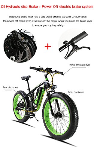 Extrbici XF800, E-Bike, 1000 W, 48 V, 13 Ah, Xf800, weiß - 3