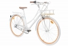 Fabric Cityrad - Hollandrad Damen Fahrrad mit Korb, Shimano Inter 3-Gang, 5 Farben, 14 Kg. (Pearl Whitechapel Deluxe, 45) - 1