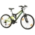 Fahrrad MTB Mountainbike Fully Full Suspension 24 Zoll Bikesport PARALLAX Shimano 18 Gang … (Schwarz Neon Grün) - 2