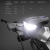 Fahrradlicht Set, FisherMo LED Fahhradbeleuchtung USB Wiederaufladbare Super Hell Fahrradlampe 400 Lumen mit Fahrrad Rücklicht, IPX6 Wasserdicht für Außen - 3