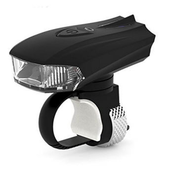 Fahrradlicht Set, FisherMo LED Fahhradbeleuchtung USB Wiederaufladbare Super Hell Fahrradlampe 400 Lumen mit Fahrrad Rücklicht, IPX6 Wasserdicht für Außen - 6