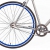 Fixie 28 Zoll Singlespeed Retro Fahrrad in weiß / blau 28“ Fitnessbike Fixed Gear Rennrad Bike Flip Flop Nabe 56 cm Rahmenhöhe Damen Herren (weiß / blau, 56) - 4