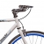 Fixie 28 Zoll Singlespeed Retro Fahrrad in weiß / blau 28“ Fitnessbike Fixed Gear Rennrad Bike Flip Flop Nabe 56 cm Rahmenhöhe Damen Herren (weiß / blau, 56) - 7