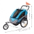 FROGGY Kinder Fahrradanhänger 360° Drehbar mit Federung + Joggerfunktion + 5-Punkt Sicherheitsgurt, 2in1 Anhänger für 1 bis 2 Kinder, Design Cyan - 7