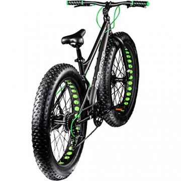 Galano 26 Zoll Fatbike Fatman Mountainbike MTB Hardtail 4.0 fette Reifen Fahrrad (Grau) - 3