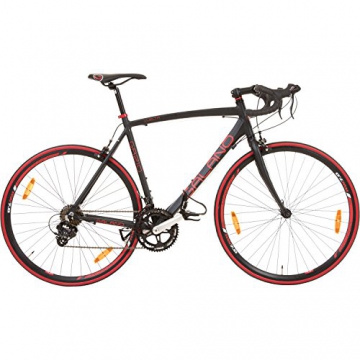 Galano 700C 28 Zoll Rennrad Vuelta Sti 4 Rahmengrößen 2 Farben, Rahmengrösse:59 cm, Farbe:schwarz/rot - 2