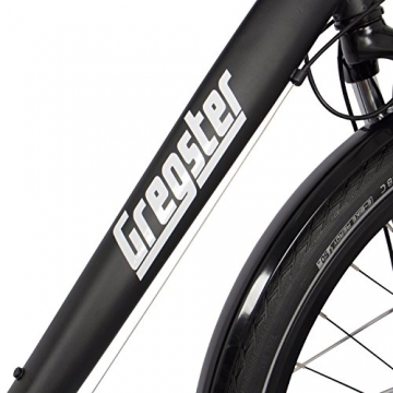 Gregster Damen Aluminium Trekking-Bike Fahrrad StVZO, Schwarz, 28 Zoll, GR-6695 - 