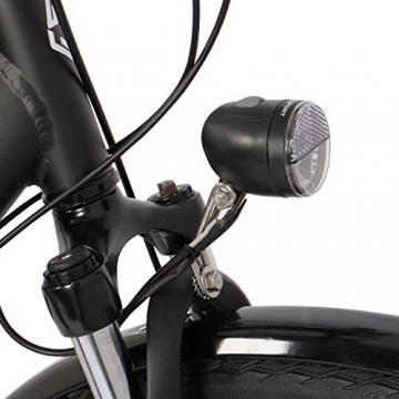 Gregster Damen Aluminium Trekking-Bike Fahrrad StVZO, Schwarz, 28 Zoll, GR-6695 - 