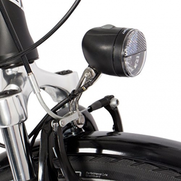 Gregster Herren Aluminium City-Bike Fahrrad StVZO, Schwarz, 28 Zoll, GR-6664 - 