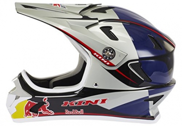 Kini Red Bull Downhill-MTB Helm MTB Silber Gr. M - 5