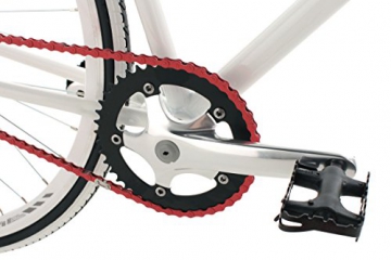 KS Cycling Fahrrad Fitness-Bike Single Speed Essence RH 59 cm, Weiß, 28, 392B - 2