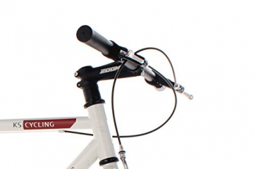 KS Cycling Fahrrad Fitness-Bike Single Speed Essence RH 59 cm, Weiß, 28, 392B - 6
