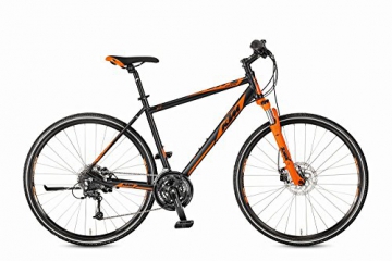 KTM Life Track Herren Crossrad 24 Gang 2017 schwarz orange, RH 51, 14,40 kg - 1