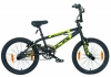 LA Bicycle BMX Fahrrad, schwarz, Rahmenhöhe: 26,7 cm, Reifengröße: 20 Zoll (50,8 cm), 61007600 -