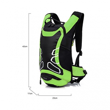 Lixada 12L Wasserabweisend Fahrrad Schulter Rucksack Wasser Reisetasche Ultralight f¨¹r Radsport Outdoor Reiten Bergsteigen Hydration - 2