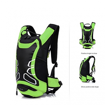 Lixada 12L Wasserabweisend Fahrrad Schulter Rucksack Wasser Reisetasche Ultralight f¨¹r Radsport Outdoor Reiten Bergsteigen Hydration - 3