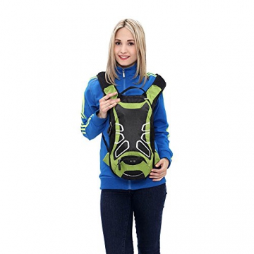 Lixada 12L Wasserabweisend Fahrrad Schulter Rucksack Wasser Reisetasche Ultralight f¨¹r Radsport Outdoor Reiten Bergsteigen Hydration - 4