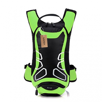 Lixada 12L Wasserabweisend Fahrrad Schulter Rucksack Wasser Reisetasche Ultralight f¨¹r Radsport Outdoor Reiten Bergsteigen Hydration - 1