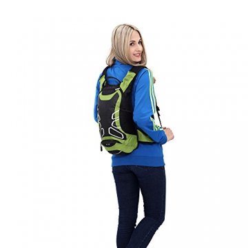 Lixada 12L Wasserabweisend Fahrrad Schulter Rucksack Wasser Reisetasche Ultralight f¨¹r Radsport Outdoor Reiten Bergsteigen Hydration - 8