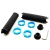 LYCAON Bike Lenker Griffe, rutschfeste Gummi Fahrrad Griff Griff mit Aluminium Lock, Bike Handgriff für Scooter Cruiser Urban Bike Dreirad Rad Stuhl Mountain Bike Road Bike MTB BMX Faltbares Fahrrad (Blau) - 7