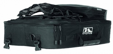 M-Wave Gepäcktasche 3-fach Traveller, schwarz/ grau, 62 l - 4