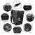 Premium-Fahrradtasche für den Gepäckträger • Große Radtasche mit abnehmbarem Schultergurt für Damen und Herren • Wasserfeste Gepäckträgertasche mit Reflektorschrift (Einzel) - 2