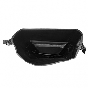 Premium-Fahrradtasche für den Gepäckträger • Große Radtasche mit abnehmbarem Schultergurt für Damen und Herren • Wasserfeste Gepäckträgertasche mit Reflektorschrift (Einzel) - 7