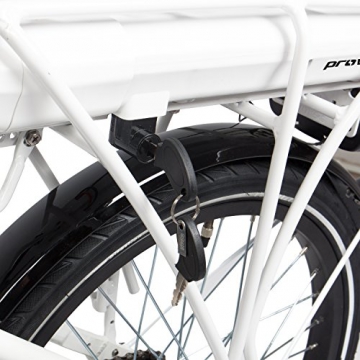 Provelo Unisex E-Bike Faltrad Elektrofahrrad / Fahrrad / Stadtrad, weiß, 3 Gang Nabenschaltung, Reifengröße: 20 Zoll (50,8 cm) - 
