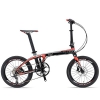 SAVA 20" Kohlefaser Die Klappfahrräder Mini Compact City Bicycle SHIMANO 3000 9 Gang -