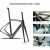 SAVA 700C Road Bike Carbon Fiber Bicycle SHIMANO 22 Speed 5800, Maxxis Sierra Tire and Fizik Saddle (Schwarz & Grau, 480mm) - 4