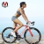 SAVA 700C Road Bike Carbon Fiber Bicycle SHIMANO 22 Speed 5800, Maxxis Sierra Tire and Fizik Saddle (Schwarz & Grau, 480mm) - 9